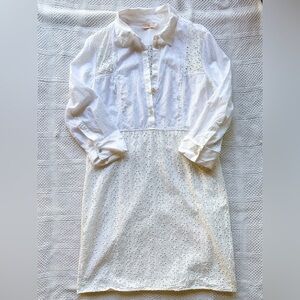Tory Burch Eyelet Dress Size 12